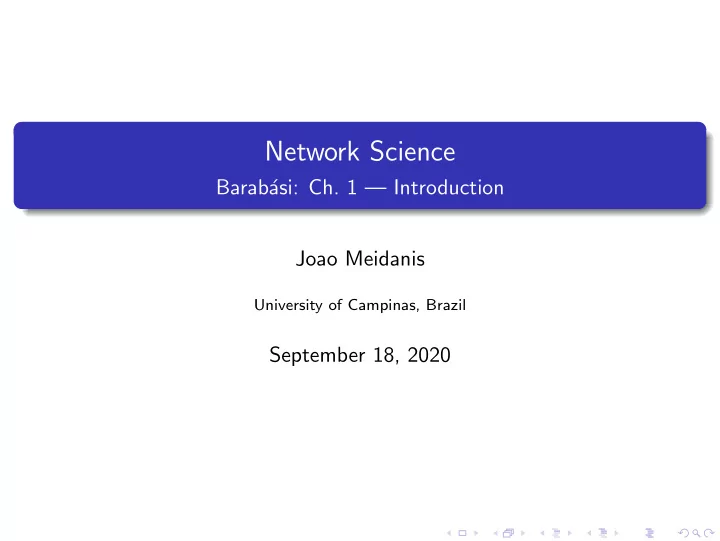 network science