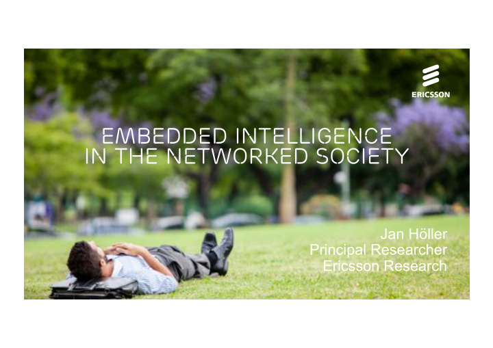 embedded intelligence