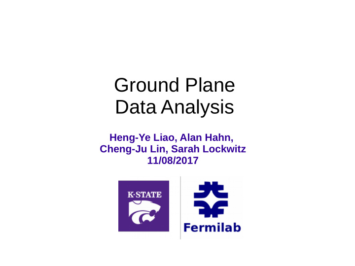 ground plane data analysis