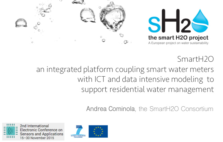 smarth2o an integrated platform coupling smart water