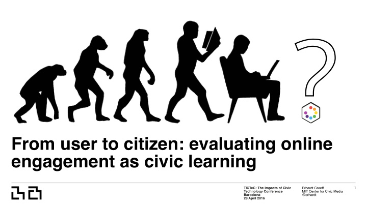 from user to citizen evaluating online engagement as