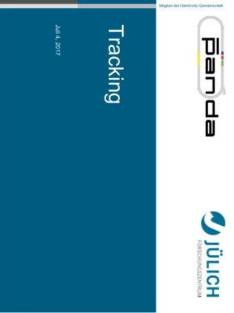 Tracking  Motivation  Why tracking?  Distinguish charged from neutral particles  Determine