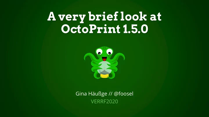 octoprint 1 5 0