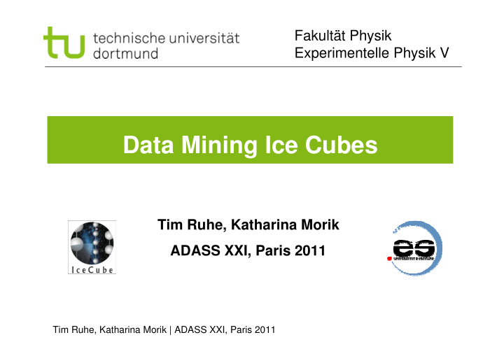 data mining ice cubes