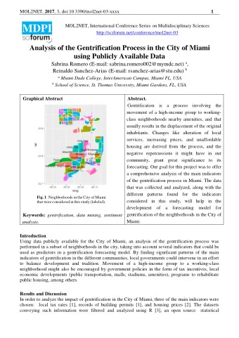 MOL2NET, 2017 , 3, doi:10.3390/mol2net-03-xxxx  2  programming language widely used in the data