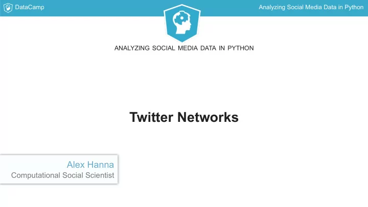 twitter networks