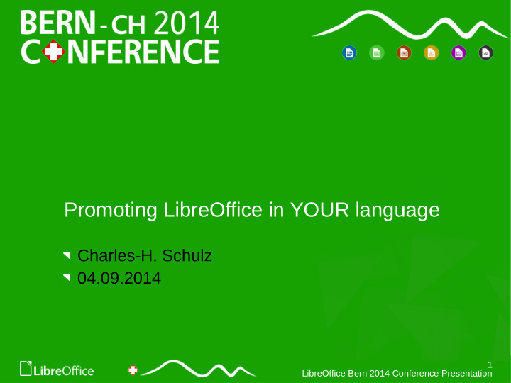 promoting libreoffice in your language