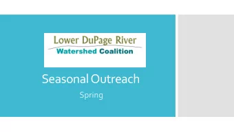 Seasonal Outreach  Spring  Native Trees for Your Environment:  Learn about our native tree species