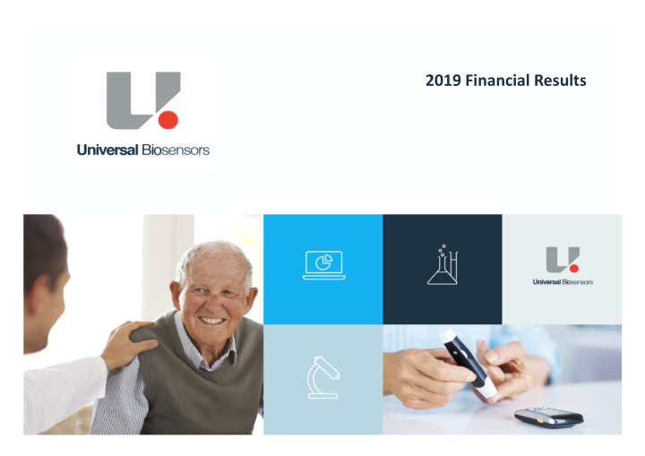 2019 financial results important disclaimer