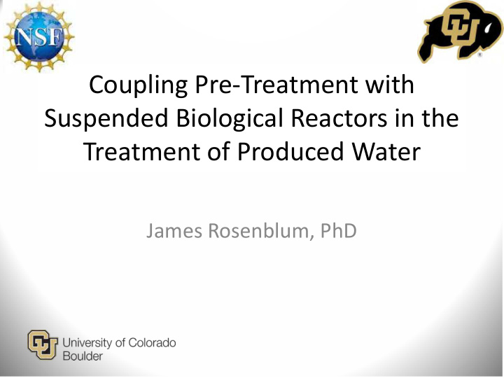 coupling suspended biological and coupling pre treatment