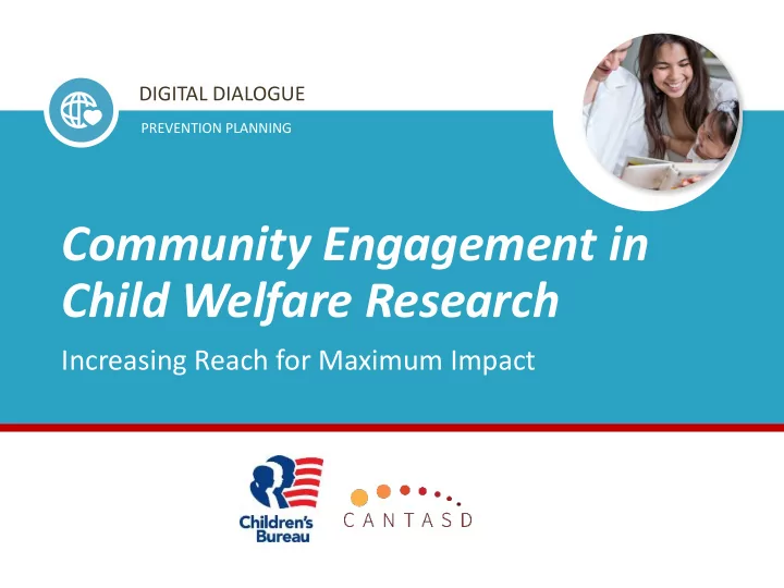community engagement in child welfare research