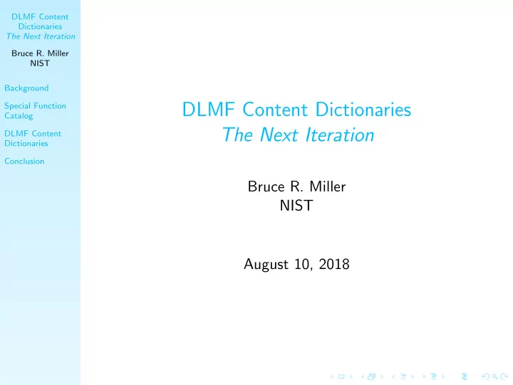 dlmf content dictionaries