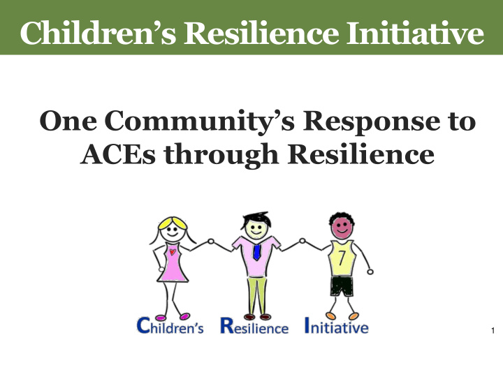 children s resilience initiative