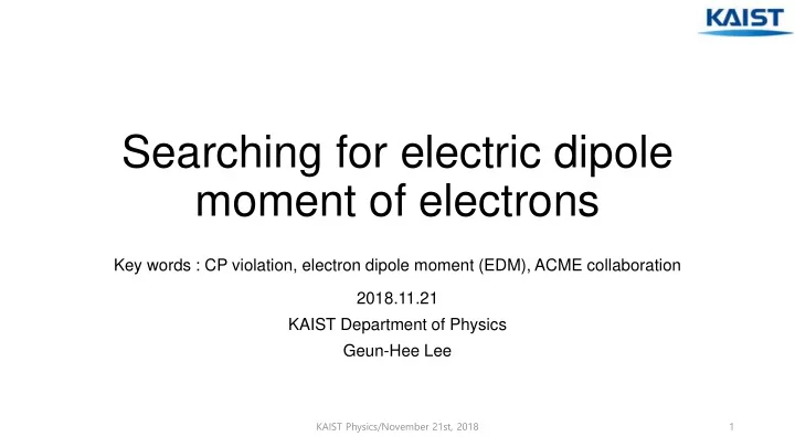 moment of electrons