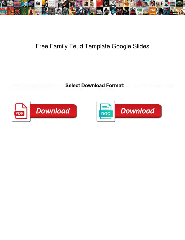 free family feud template google slides