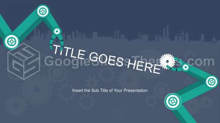 insert the sub title of your presentation heading