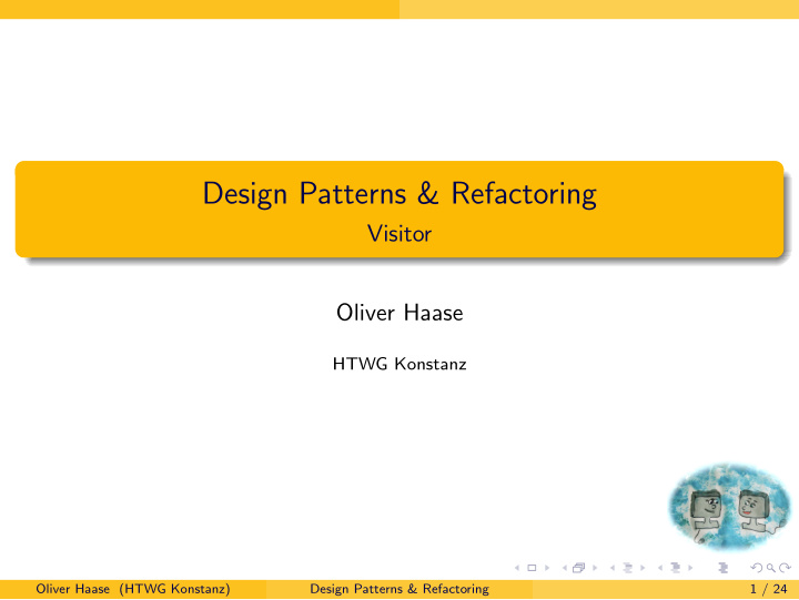 design patterns refactoring