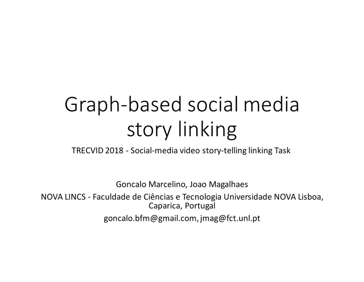 story linking