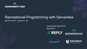 Moin!  I'm Mathias Lafeldt  I help nice people learn how to embrace the cloud  6 years of