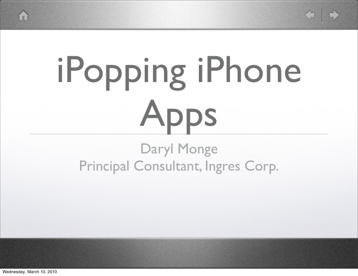 ipopping iphone apps