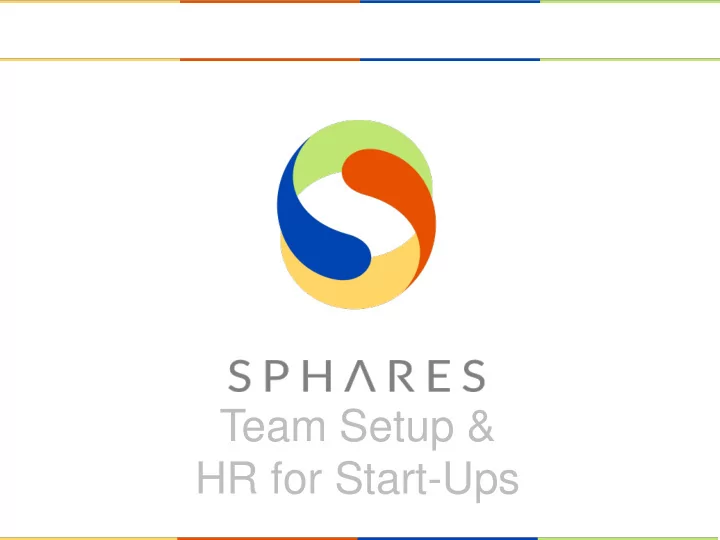 hr for start ups content