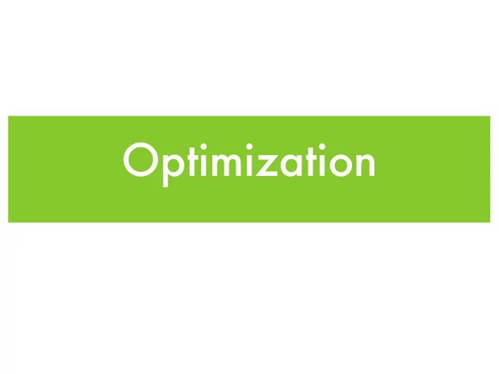 optimization unconstrained optimization constrained