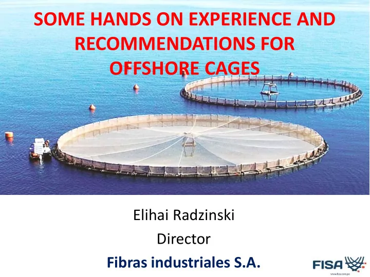 some hands on experience and
