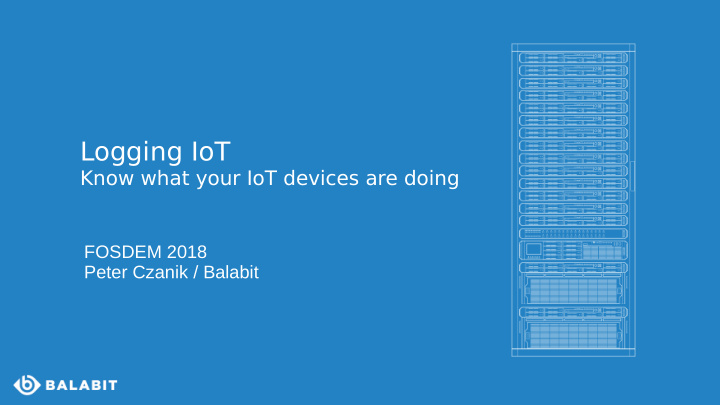 logging iot