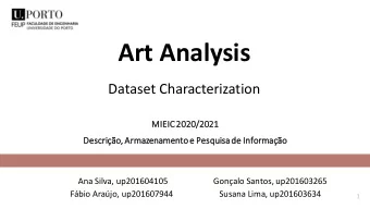 Art Analysis  Dataset Characterization  MIEIC  IC 2020/2  /2021  Descr  cri  o,  , Arma