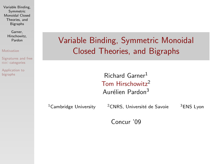 variable binding symmetric monoidal