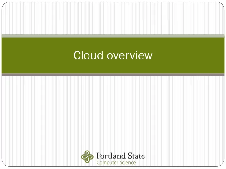 cloud overview the illiterate of the 21st century will