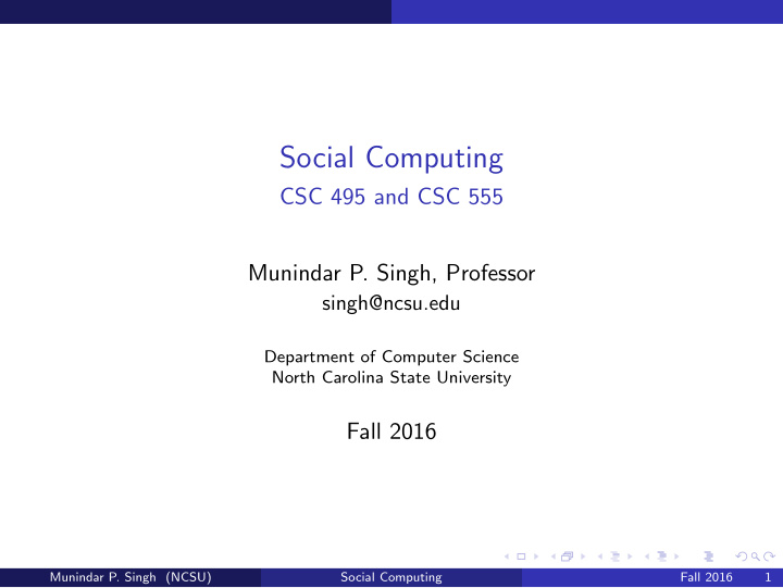 social computing