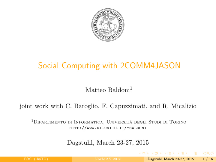 social computing with 2comm4jason
