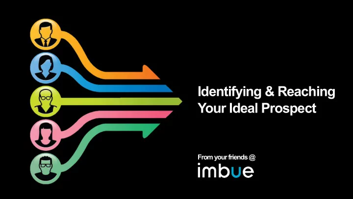 identifying reaching your ideal prospect