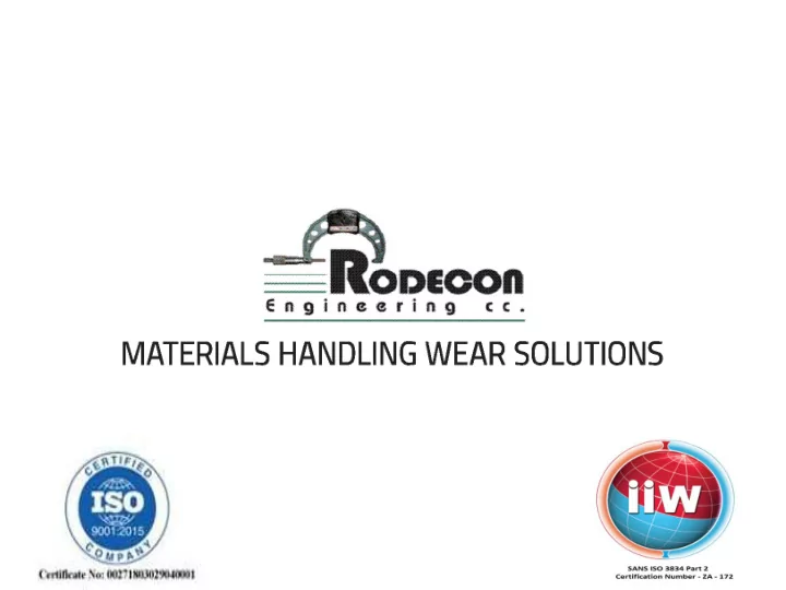 www rodecon co za