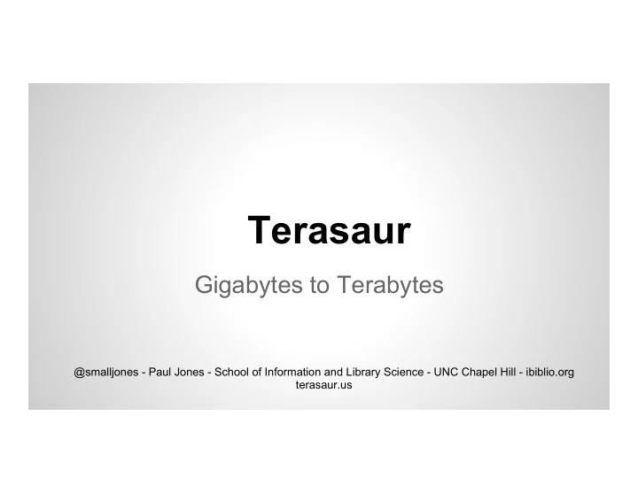 terasaur