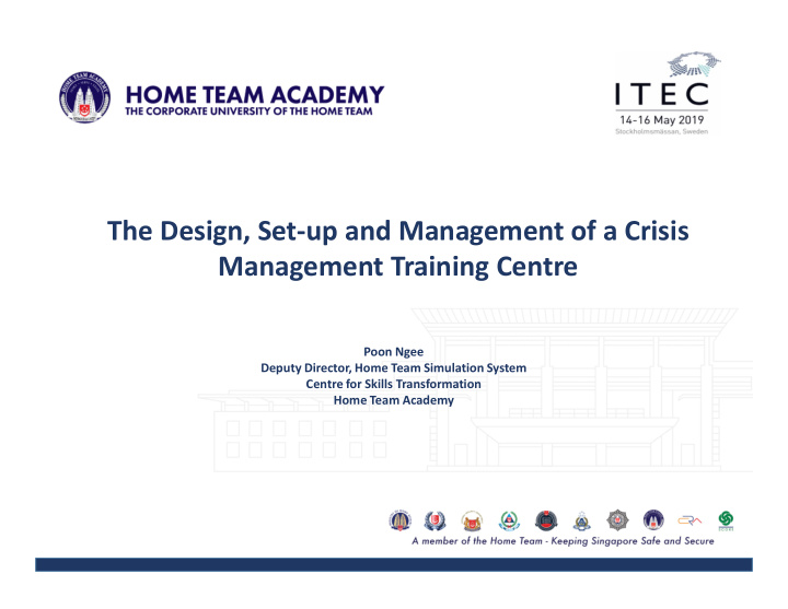 the design set up and management of a crisis management
