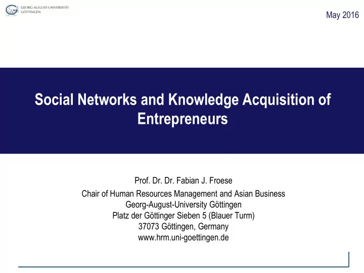 entrepreneurs