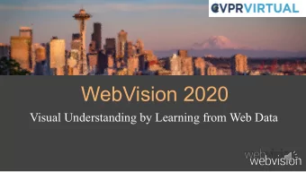 WebVision 2020  Visual Understanding by Learning from Web Data  Workshop Organizers  General Chairs