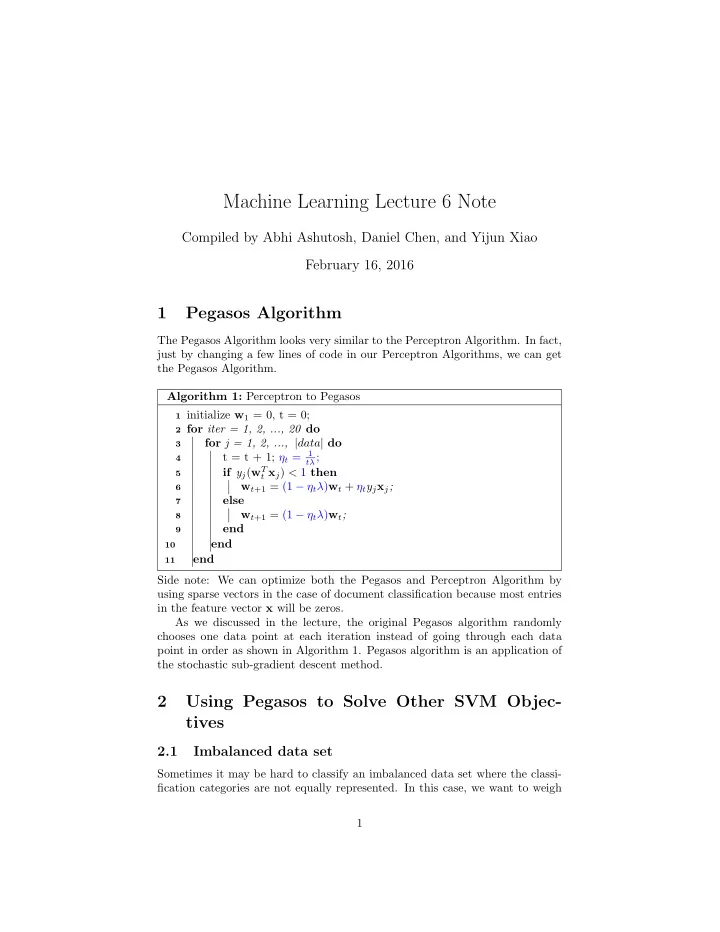 machine learning lecture 6 note