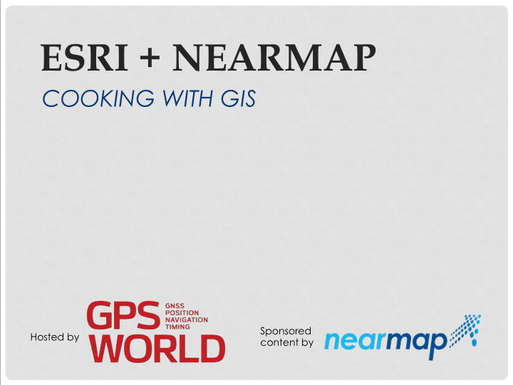 esri nearmap