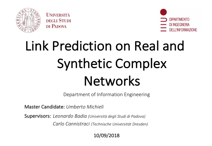 link prediction on real and li sy synthetic c c comp