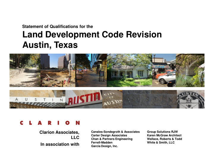 land development code revision austin texas