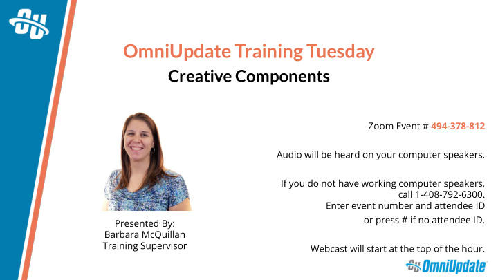 omniupdate training tuesday