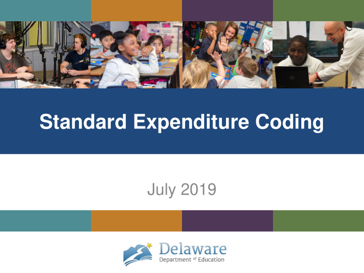 standard expenditure coding