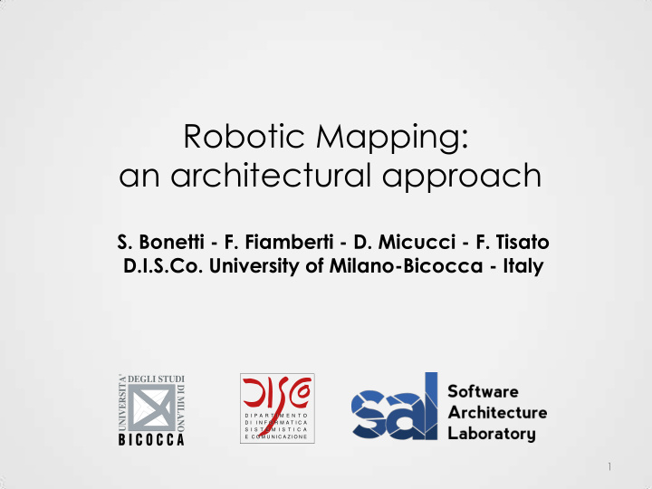 robotic mapping