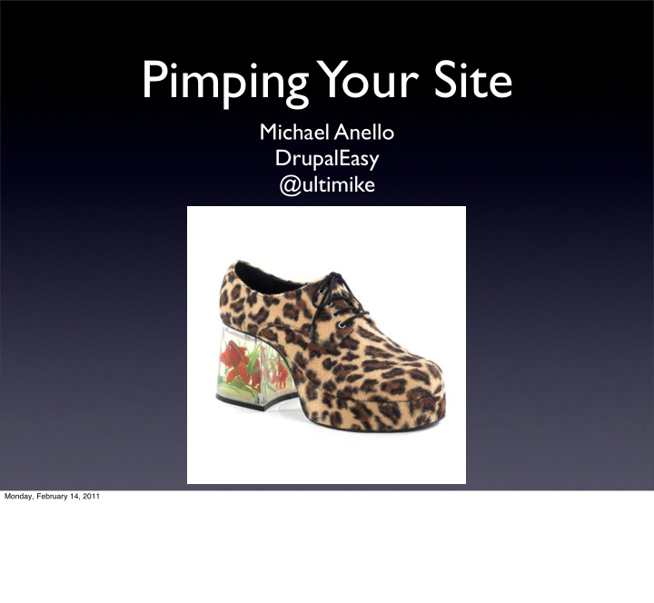 pimping your site