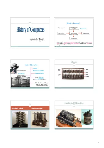 1  UNIVAC 1  7  1969  Internet was  1975  Microsoft Founded  founded  Bill Gates with Paul