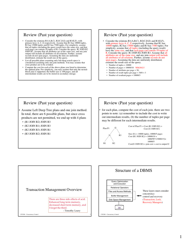 review past year question review past year question