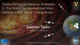 Stephen Taylor  Vanderbilt University  ICERM, Brown University, November 19th 2020 Image courtesy